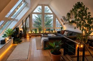 Wohnung kaufen in 72764 Reutlingen, Außergewöhnliche 4,5 Zimmer Maisonette mit architektonisch besonderem Charakter, Oststadt
