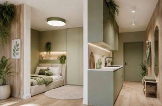 Wohnung kaufen in 12163 Steglitz, STEGLITZ: WOHNEN im GRÜNEN: ERSTBEZUG im LUXUS Neubau: QNG und KFW: 2-3-Zi-Whg im 1. OG mit ca 42 m²