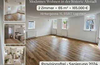 Wohnung kaufen in Hintergasse 16, 65817 Eppstein, Modernes Wohnen in der historischen Altstadt - 2024 sanierte 2-Zi-Wohnung