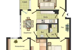 Wohnung mieten in Eichenstraße, 59423 Unna, 4-Zimmer-Wohnung in Unna Süd