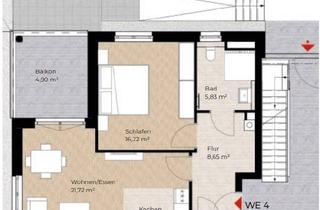 Wohnung mieten in 68526 Ladenburg, In Ladenburg: 2 Zimmer-Wohnung im Neubau EG mit Balkon