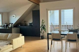 Wohnung mieten in 71394 Kernen, 3,5-ZIMMER-NEUBAU-DG | 75 M² | A+ | BIS 3,80 M RAUMHÖHE | SÜD-WEST-BALKON | EBK & GARAGE