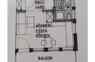 Wohnung mieten in 76669 Bad Schönborn, Geschmackvolle 1-Raum-Wohnung mit Balkon und EBK in Bad Schönborn