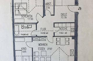 Wohnung mieten in 86899 Landsberg, In Landsberg-West: Helle ruhige DG-Wohnung mit drei Zimmern und Balkon