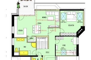 Wohnung mieten in Wissenscher Weg 14, 47623 Kevelaer, Farbiges wohnen: kernsanierte Dachgeschosswohnung in Kevelaer