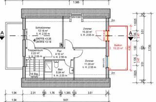 Wohnung mieten in 32584 Löhne, 2-Zimmer-Wohnung mit großem Balkon und Gartennutzung in Löhne