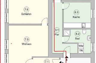 Wohnung mieten in 17207 Röbel, Frei ab 01.11.2026 - 2-Raumwohnung in der Röbeler Innenstadt