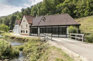 Gewerbeimmobilie kaufen in 89134 Blaustein, Idyllisches Gastronomieobjekt mit Wohnung, Scheune und Biergarten