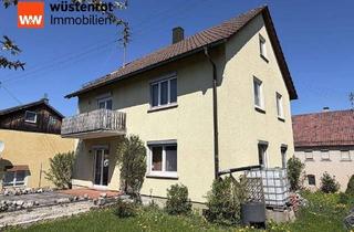 Haus kaufen in 74420 Oberrot, Zweifamilienhaus mit ausbaufähigem Dachgeschoss und schönem Garten