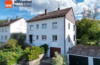 Haus kaufen in 73433 Aalen, Zweifamilienhaus in sonniger Aussichtslage mit Garten, Balkon, Terrasse und zwei Garagen