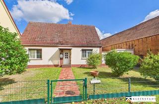 Einfamilienhaus kaufen in 39539 Havelberg, Naturnah wohnen und eigene Ideen verwirklichen – Einfamilienhaus mit Nebengelass in Nitzow
