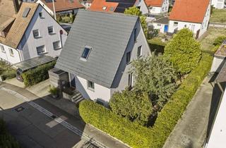 Haus kaufen in Ankenweg, 89179 Beimerstetten, Provisionsfrei: Saniertes Architektenhaus mit Garten in Beimerstetten bei Ulm, 5 Zimmer, Südterrasse