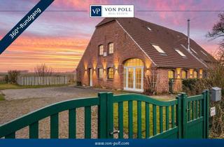 Anlageobjekt in 26434 Wangerland, 60.000€ Nettomieteinnahmen möglich - Drei Ferienwohnungen im Landhaus plus Bauland