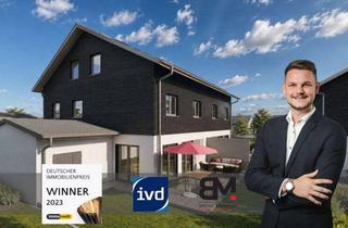Doppelhaushälfte kaufen in 86833 Ettringen, Wohnen mit Zukunft: Neubau KfW-55-Doppelhaushälfte mit PV in ruhiger Familienlage in Ettringen