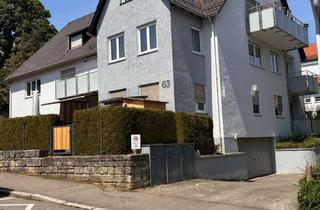 Wohnung kaufen in Löwenstraße 63, 70597 Degerloch, Renovierungsbedürftige 3,5-ZW im EG mit Terrasse und Gartenanteil, Tiefgaragenstellplatz