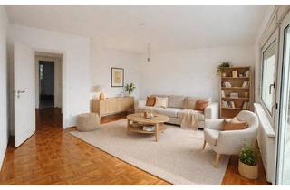Wohnung kaufen in Hermann-Löns-Straße 00, 65201 Schierstein, Helle 4-Zimmer-Wohnung mit 2 Balkonen, eigenem Kellerraum und Dachboden