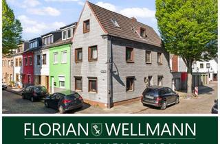 Haus kaufen in 28217 Steffensweg, Bremen - Überseestadt | Charmantes Wohnhaus mit Kaminofen, Balkon und ausgebautem Dachgeschoss