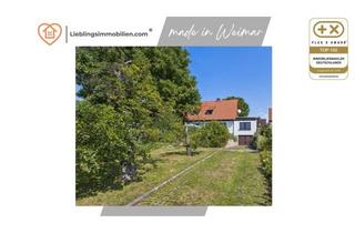 Doppelhaushälfte kaufen in 99425 Oberweimar, Ankommen und wohlfühlen: gepflegte Doppelhaushälfte mit Garten und Kamin