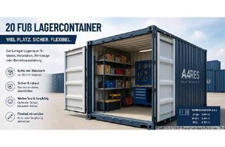 Gewerbeimmobilie mieten in Friedrich-Ludwig-Jahn-Allee, 01471 Radeburg, A4RES - Alles sicher verstaut! Mobiler 20 Fuß Lagercontainern auf eingezäunte Gelände