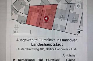 Grundstück zu kaufen in Lister Kirchweg 101 + 103, 30177 List, Seltenes Baugrundstück für MFH - Erweiterte Innenstadt-Lage