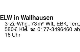 Wohnung mieten in 74599 Wallhausen, ELW in Wallhausen