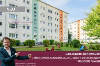 Wohnung kaufen in Leibnizstraße 8 WE23, 04552 Borna, *Provisionsfrei für Käufer* 3-Zimmer-Kapitalanlage mit 5,56 % Bruttorendite in Borna