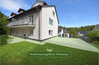 Wohnung kaufen in Bessenbacher Weg 138, 63739 Aschaffenburg, DIETZ: 4-Zimmer-Terrassen-Garten-Wohnung im 7-FH m. Garage und 2 Terrassen nähe Godelsberg-Waldrand!