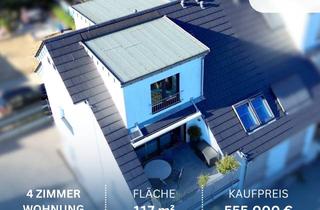 Wohnung kaufen in Hardtstraße 35/2, 69207 Sandhausen, ❯❯ STILVOLL WOHNEN AUF ZWEI EBENEN - moderne Maisonette mit Südbalkon in ruhiger Lage ❮❮