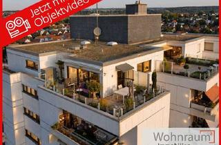 Penthouse kaufen in 73240 Wendlingen, Wo der Horizont teil des Wohnraums wird: Großzügige Penthouse-Wohnung mit 3 TG-Stpl. in Wendlingen