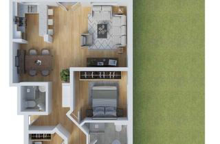 Wohnung mieten in Hügelstraße 3b, 63110 Rodgau, Neubau - große 4-Zimmerwohnung mit Garten