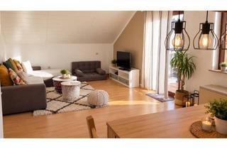 Wohnung mieten in Am Rundweg, 57319 Bad Berleburg, Großzügige 2-Zimmer-Dachgeschosswohnung mit Südbalkon, Einbauküche und Stellplatz