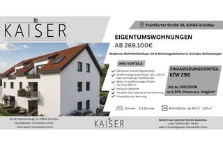 Anlageobjekt in Frankfurterstraße 58, 63584 Gründau, NEUBAU in Gründau | KfW 296 mit 1,30 % Zins | Eigentumswohnungen ab 269.100 €