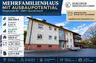 Anlageobjekt in 66851 Queidersbach, RENDITESTARKES MEHRFAMILIENHAUS - 6,63 % IST-RENDITE | 6,97 % SOLL-RENDITE | + 60qm AUSBAUPOTENTIAL