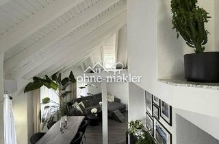 Wohnung kaufen in 73262 Reichenbach, Wohnen mit Charakter - moderne Maisonette mit beeindruckender Dacharchitektur Garten & Pool