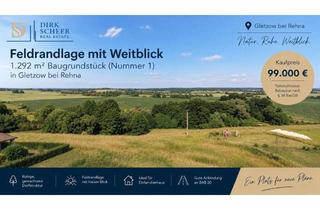 Grundstück zu kaufen in 19217 Vitense, Natur. Ruhe. Weitblick. – 1.292 m² Baugrundstück in Gletzow bei Rehna