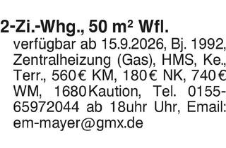 Wohnung mieten in 89537 Giengen, 2Zimmer Wohnung