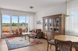 Wohnung kaufen in 63165 Mühlheim, Attraktive, vermietete 3-Zimmer-Wohnung mit großer Dachterrasse in zentraler Lage von Mühlheim a.M.