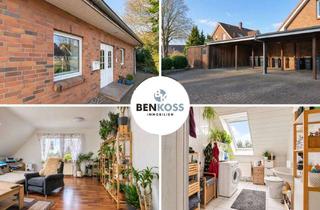 Wohnung mieten in 24809 Nübbel, NÜBBEL: Großzügige 3-Zimmer-Dachgeschosswohnung mit Studio im Spitzboden und Carportstellplatz