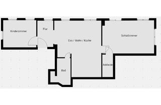 Wohnung mieten in Badener Straße 34, 74211 Leingarten, Renovierte 3-Zimmer-Altbauwohnung mit Einbauküche, Pelletofen, Stellplatz & Glasfaser