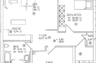 Wohnung mieten in 67122 Altrip, Gepflegte 3-Raum-Dachgeschosswohnung mit Balkon in ALTRIP
