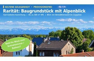 Grundstück zu kaufen in 82319 Starnberg, Eines der letzten Traumgrundstücke mit kompletten Alpenblick (Benediktenwand zur Zugspitze)