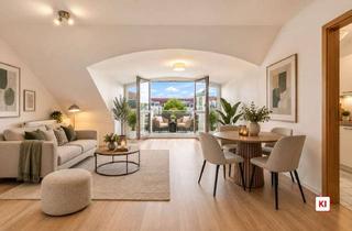 Wohnung kaufen in 85757 Karlsfeld, Bezugsfrei ab sofort - Charmante 2-Zimmer-Dachgeschosswohnung