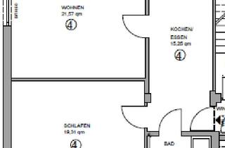 Wohnung mieten in 78464 Konstanz, Vollständig renovierte 2-Zimmer-Erdgeschosswohnung mit Einbauküche in Konstanz/STAAD