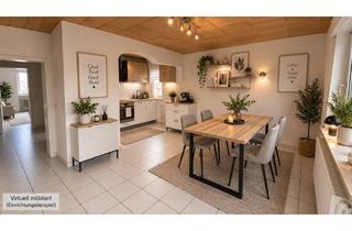 Wohnung mieten in O.a. 00, 68647 Biblis, Drei Zimmer plus großzügige Wohnküche mit Balkon und Gartennutzung