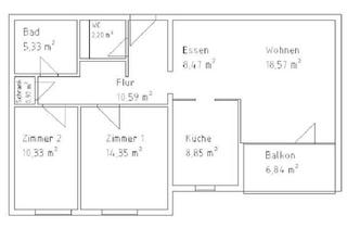 Wohnung mieten in Leipziger Straße 20, 50858 Weiden, 14,35 qm WG Zimmer in 82qm Wohnung. 2er WG