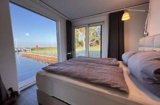 Wohnung kaufen in 14548 Schwielowsee, LUXUS Hausboot - 3 Etagen - 100m² Wohnen + 120 m² SONNENTERRASSE - Kamin, Kino, komplett individuell