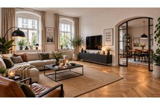 Wohnung kaufen in 13595 Spandau, Altbauflair im ruhigen Hinterhaus – Großzügige 5-Zimmer-Wohnung mit Stellplatz & Innenhof