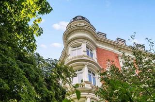 Penthouse kaufen in Parkallee, 20144 Harvestehude, Penthouse in exklusiver Adresslage | Kamin | neuer Aufzug | Panoramafenster mit Blick über Hamburg