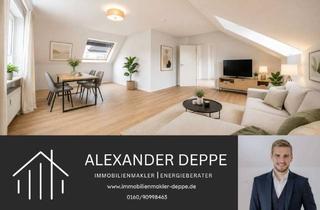 Wohnung kaufen in Am Försterbrunnen 16, 31812 Bad Pyrmont, Moderne 3-Zimmer-Dachgeschosswohnung mit tollem Balkon!