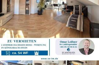 Wohnung mieten in 75203 Königsbach-Stein, 2 Zimmer- DG-Wohnung in Königsbach-Stein (OT Stein) in Feldrandnähe zu vermieten!
